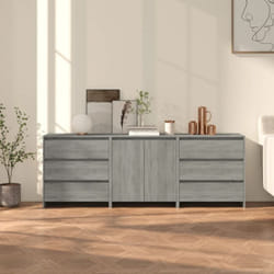 Vidaxl - Buffets 3 pcs Sonoma gris Bois d'ingénierie