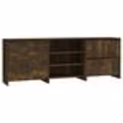 vidaXL Buffets 3 pcs Chêne fumé Bois d'ingénierie
