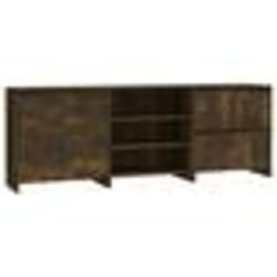 vidaXL Buffets 3 pcs Chêne fumé Bois d'ingénierie