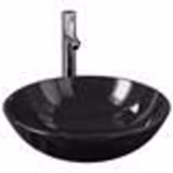 vidaXL Lavabo de bain avec robinet et drain à poussoir Verre trempé