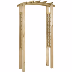 Description générale Cette arche de jardin en bois est idéale pour devenir le point focal de votre jardin. Parfaite pour les  ...