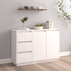 Ce buffet en bois est un supplément parfait à votre chambre à coucher et salon, créant une impression de durabilité ! Matéria ...