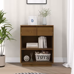 Cette armoire console en bois est un supplément parfait à votre chambre à coucher, salon ou bureau, créant une impression de  ...