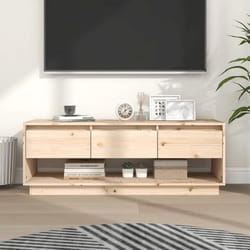 vidaXL Meuble TV 110,5x34x40 cm Bois de pin massif