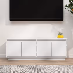 Avec un design à la fois tendance et pratique, ce meuble TV robuste deviendra un point central de votre pièce. Matériau de pr ...