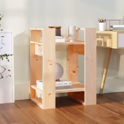 Avec un design élégant et beau, cette bibliothèque en bois ajoutera une touche décorative et pratique à votre décoration. Fab ...
