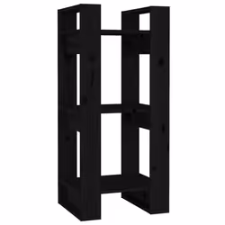 VidaXL 813863, Noir, Bois, Bois, Bois de pin, 410 mm, 350 mm