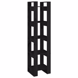 VidaXL 813873, Noir, Bois, Bois, Bois de pin, 410 mm, 350 mm