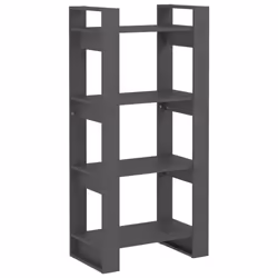 VidaXL 813886, Gris, Bois, Bois, Bois de pin, 600 mm, 350 mm