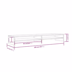 VidaXL 813919 Support TV et centre de divertissement - Vue supplémentaire 8