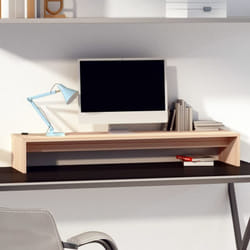 Vidaxl - Support de moniteur 100x27x15 cm Bois de pin solide