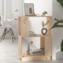vidaXL Bibliothèque/Séparateur de pièce 51x25x70 cm Bois de pin solide