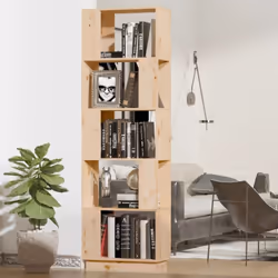 Cette armoire à livres en bois polyvalente sera un supplément décoratif mais pratique à votre décoration intérieure. Elle peu ...