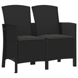 VidaXL 3098689 banc de jardin Polypropylène (PP), Rotin