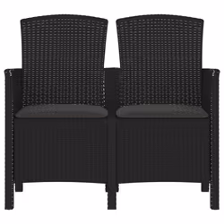 VidaXL 3098689 banc de jardin Polypropylène (PP), Rotin