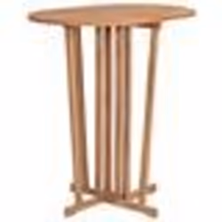 vidaXL Table de bar 90x65x105 cm Bois de teck solide