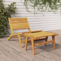 VidaXL 319154 chaise d'extérieur Terrace Teck