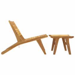 VidaXL 319154 chaise d'extérieur Terrace Teck - Vue supplémentaire 4