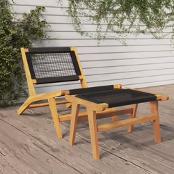 VidaXL 319155 chaise d'extérieur Terrace Polyester, Teck