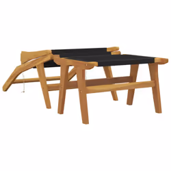 VidaXL 319155 chaise d'extérieur Terrace Polyester, Teck - Vue supplémentaire 5