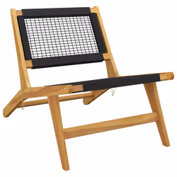 VidaXL 319155 chaise d'extérieur Terrace Polyester, Teck - Vue supplémentaire 6
