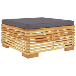 VidaXL 319161 banc de jardin Teck, Tissu, Polyester