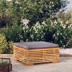 VidaXL 319161 banc de jardin Teck, Tissu, Polyester