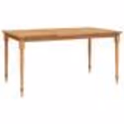 vidaXL Table Batavia 150x90x75 cm Bois de teck solide
