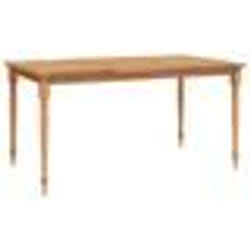 vidaXL Table Batavia 150x90x75 cm Bois de teck solide