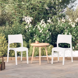 VidaXL 317726, Terrace, Polypropylène (PP), Blanc, 500 mm, 510 mm, 820 mm