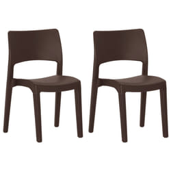 VidaXL 317727 chaise d'extérieur Terrace Polypropylène (PP) Moka