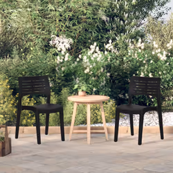 VidaXL 317728 chaise d'extérieur Terrace Polypropylène (PP) Anthracite