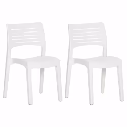VidaXL 317729, Terrace, Polypropylène (PP), Blanc, 500 mm, 510 mm, 820 mm
