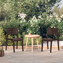 VidaXL 317730 chaise d'extérieur Terrace Polypropylène (PP) Moka