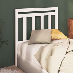 VidaXL 814075 tête de lit et pied de lit Blanc