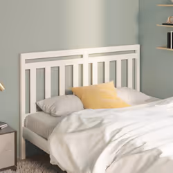 VidaXL 814090 tête de lit et pied de lit Blanc - Vue supplémentaire 2