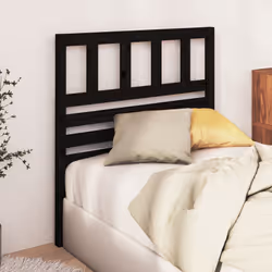 VidaXL 814123 tête de lit et pied de lit Noir