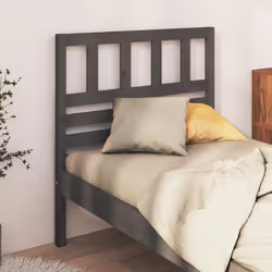 VidaXL 814126 tête de lit et pied de lit Gris - Vue supplémentaire 2