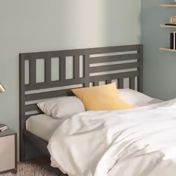 VidaXL 814136 tête de lit et pied de lit Gris - Vue supplémentaire 2