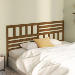 vidaXL Tête de lit Marron miel