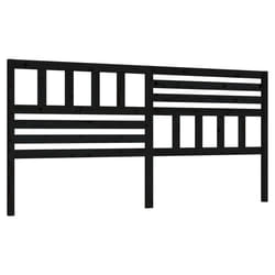 VidaXL 814163 tête de lit et pied de lit Noir