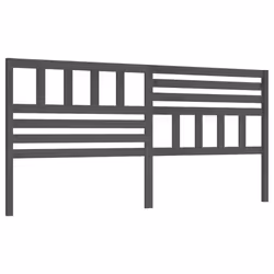 VidaXL 814166, Gris, Bois de pin, 2060 mm, 100 cm, 40 mm
