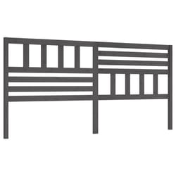 VidaXL 814166 tête de lit et pied de lit Gris