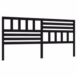 VidaXL 814168, Noir, Bois de pin, 2060 mm, 100 cm, 40 mm