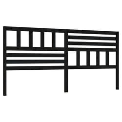 VidaXL 814168 tête de lit et pied de lit Noir
