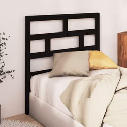 VidaXL 814173 tête de lit et pied de lit Noir