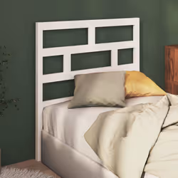 VidaXL 814175 tête de lit et pied de lit Blanc