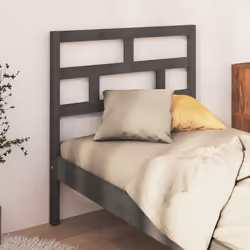 VidaXL 814176 tête de lit et pied de lit Gris - Vue supplémentaire 3
