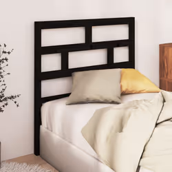VidaXL 814178 tête de lit et pied de lit Noir