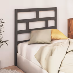 VidaXL 814186 tête de lit et pied de lit Gris
